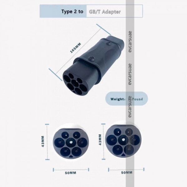 Electric Car Charger VW ID4 Adapter Type2 to GBT GB/T Chinese EVSE Car VW id.4 IEC62196 Adapter Charging Station