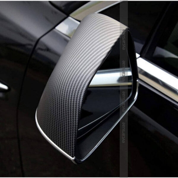 Car Rearview Mirror Protective Cover, 2 Piece Carbon Fiber Rear Side Mirror Cover for Tesla  YModel