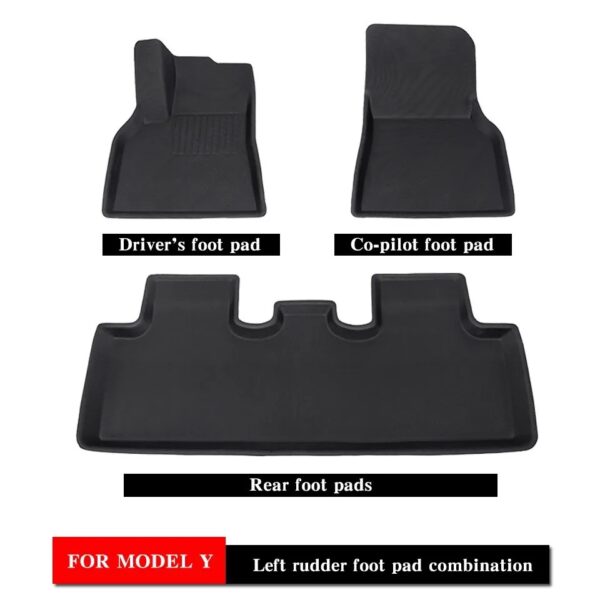 High quality indoor pedals to protect Tesla's interior floors Model/Y