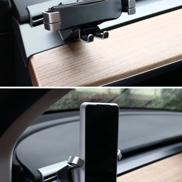 Graphic design adjustable car mobile holder compatible with Tesla Model 3 Model Y