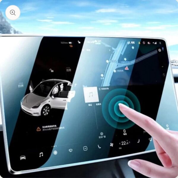 For Tesla Model 3 2024 Tempered Glass Screen Protector Dashboard Touch Screen Protector with Film Tool HD